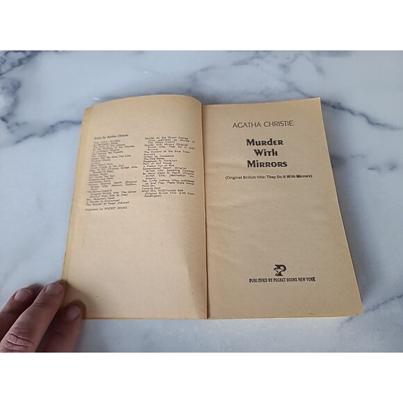 Agatha Christie Murder With Mirrors Paperback - Picture 3 of 10